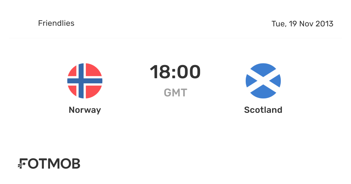 Norway vs Scotland live score, predicted lineups and H2H stats.