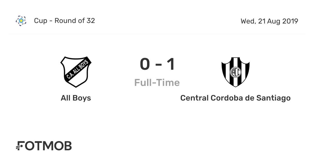 Ca Central Cordoba Se 2 vs Sarmiento 2 - Head to Head for 5
