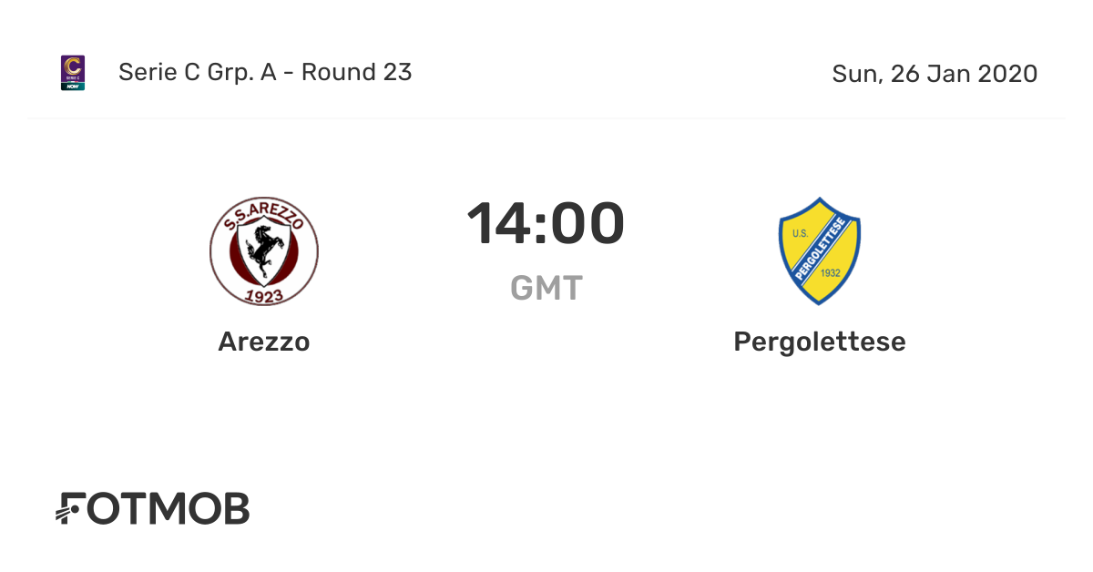 Arezzo vs Pergolettese marcador en vivo alineaciones previstas