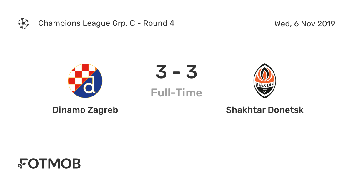 Preview: Dinamo Zagreb vs. Shakhtar Donetsk - predictions, team news,  lineups - Sports Mole