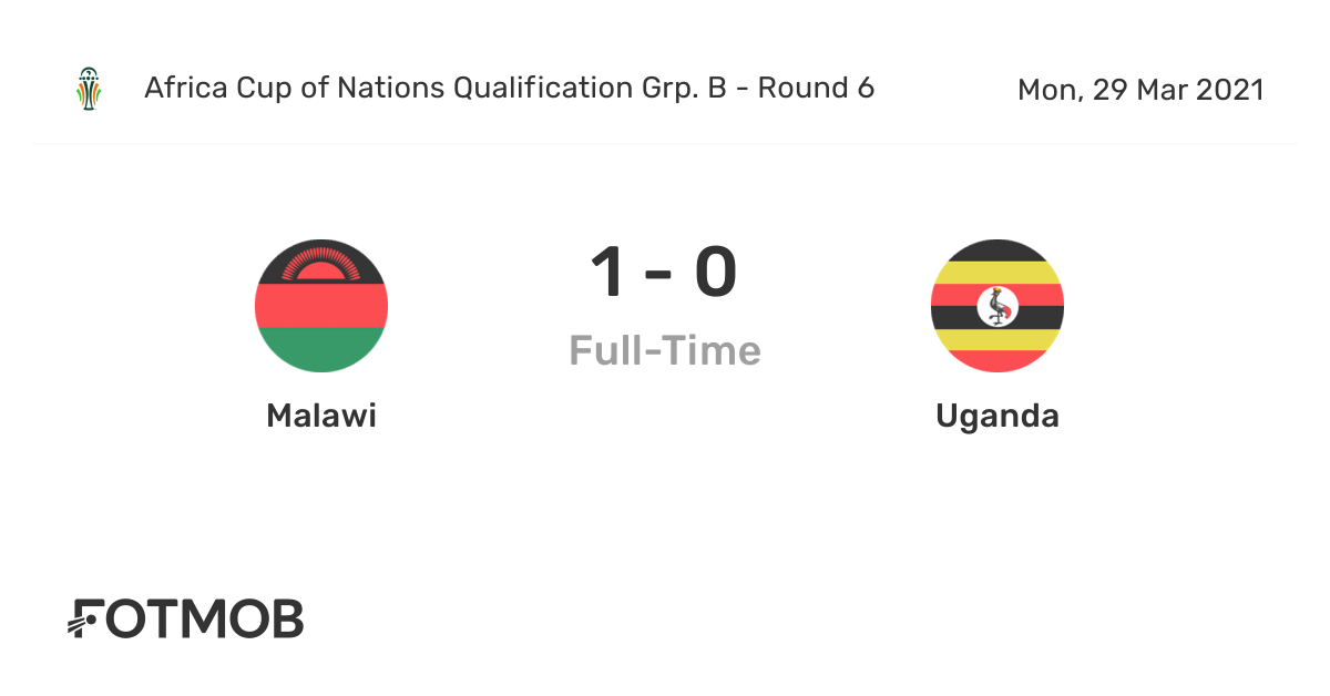 Malawi vs Uganda live score, H2H and lineups