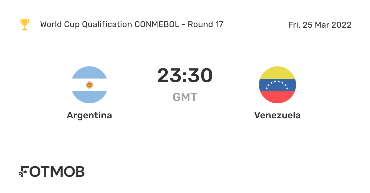 Argentina vs Venezuela live score, predicted lineups and H2H stats.