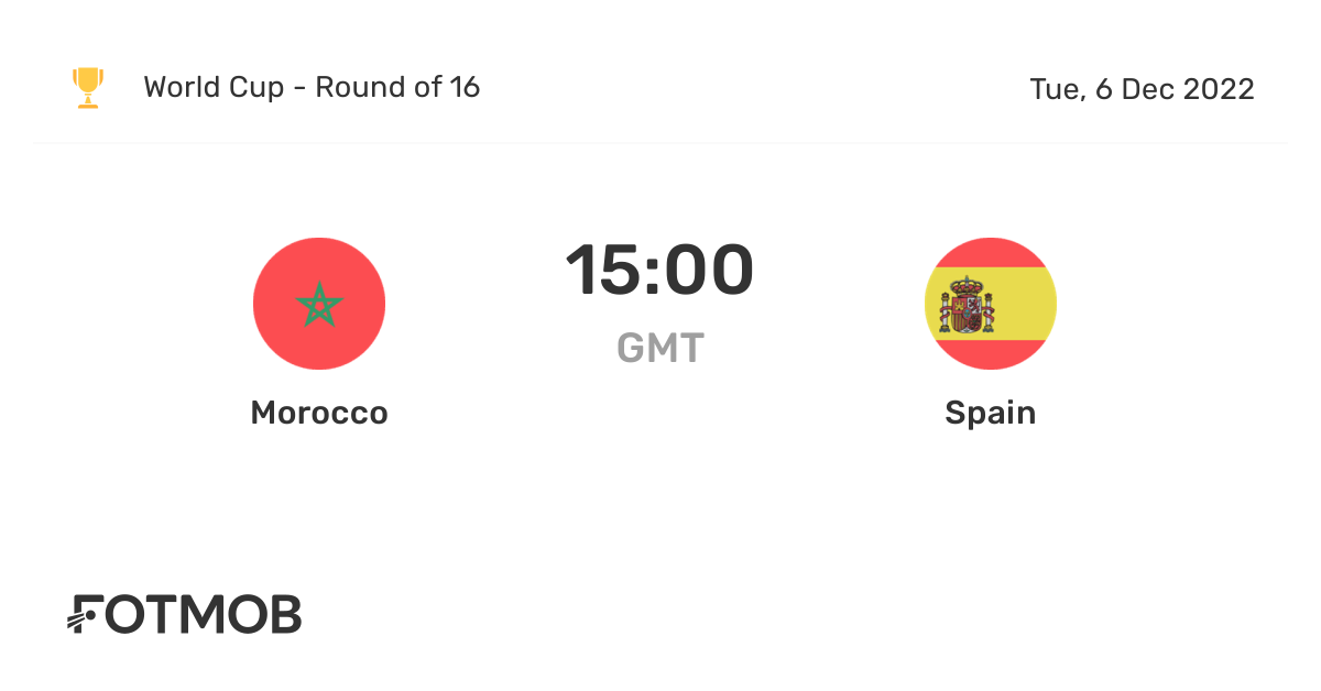 Morocco vs Spain live score, predicted lineups and H2H stats