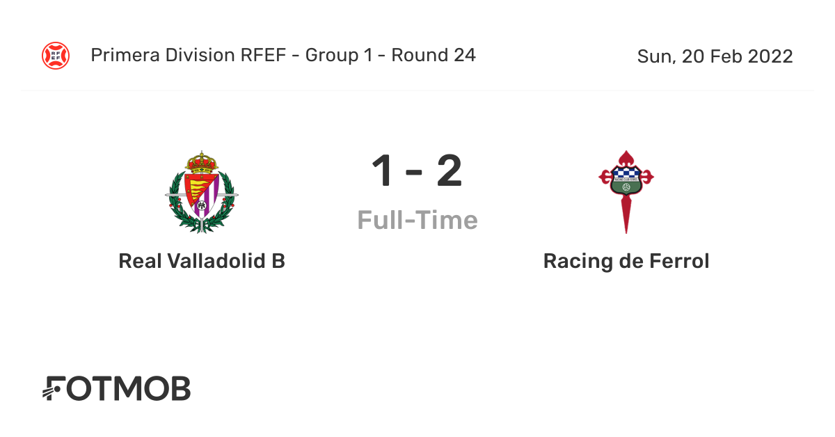 En Español-Valladolid vs. Racing Ferrol (Spanish Segunda Division