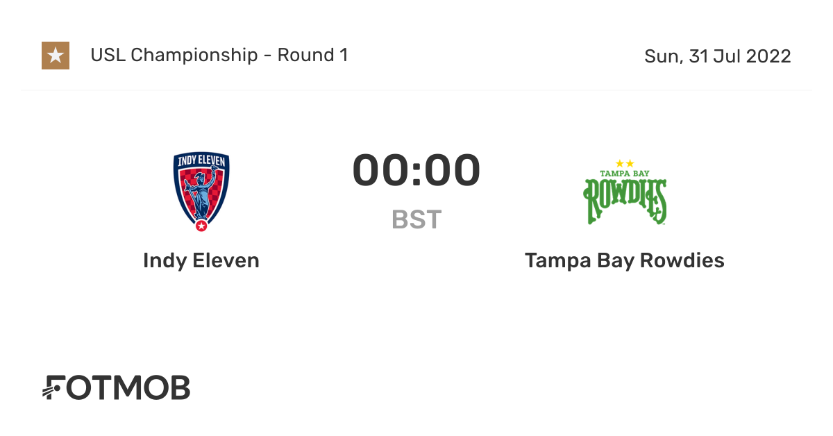 Match Highlights, Tampa Bay Rowdies at Indy Eleven, July 30, 2022