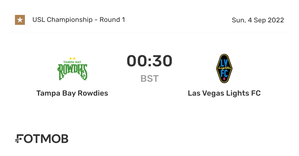 Match Preview: Rowdies vs Las Vegas - Tampa Bay Rowdies