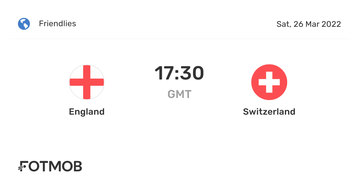 England vs switzerland live