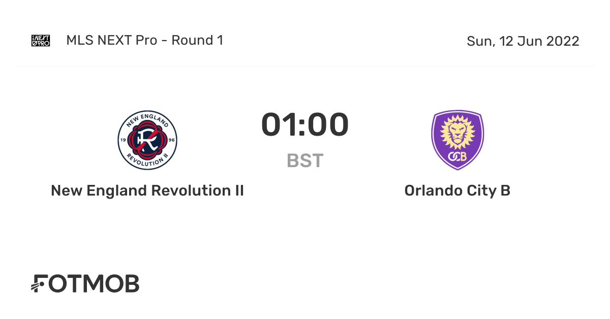 HIGHLIGHTS: New England Revolution II 1, Orlando City B 1, September 08,  2023