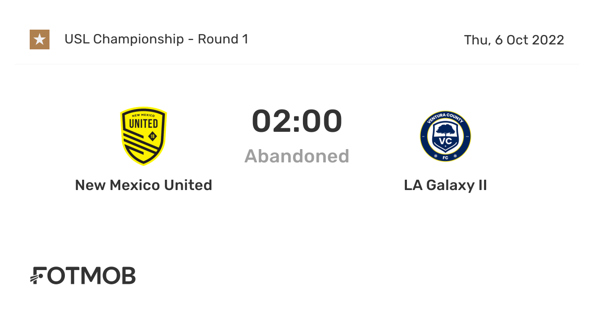 LA Galaxy II announce 2022 USL Championship schedule kickoff times