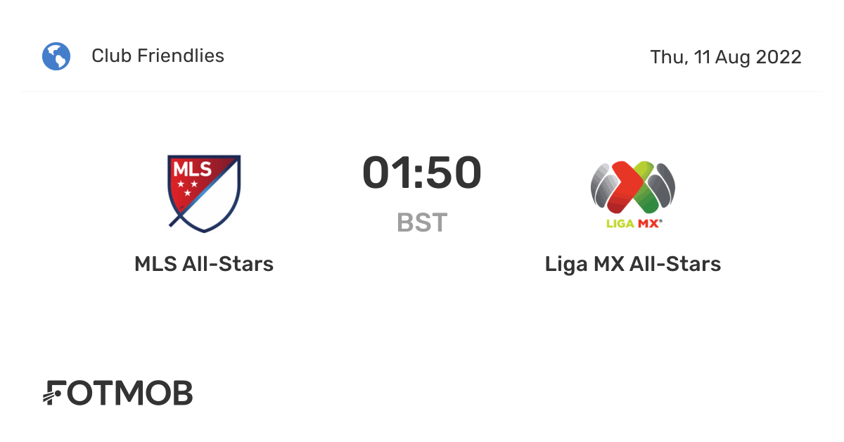 MLS AllStars vs Liga MX AllStars live score, predicted lineups and