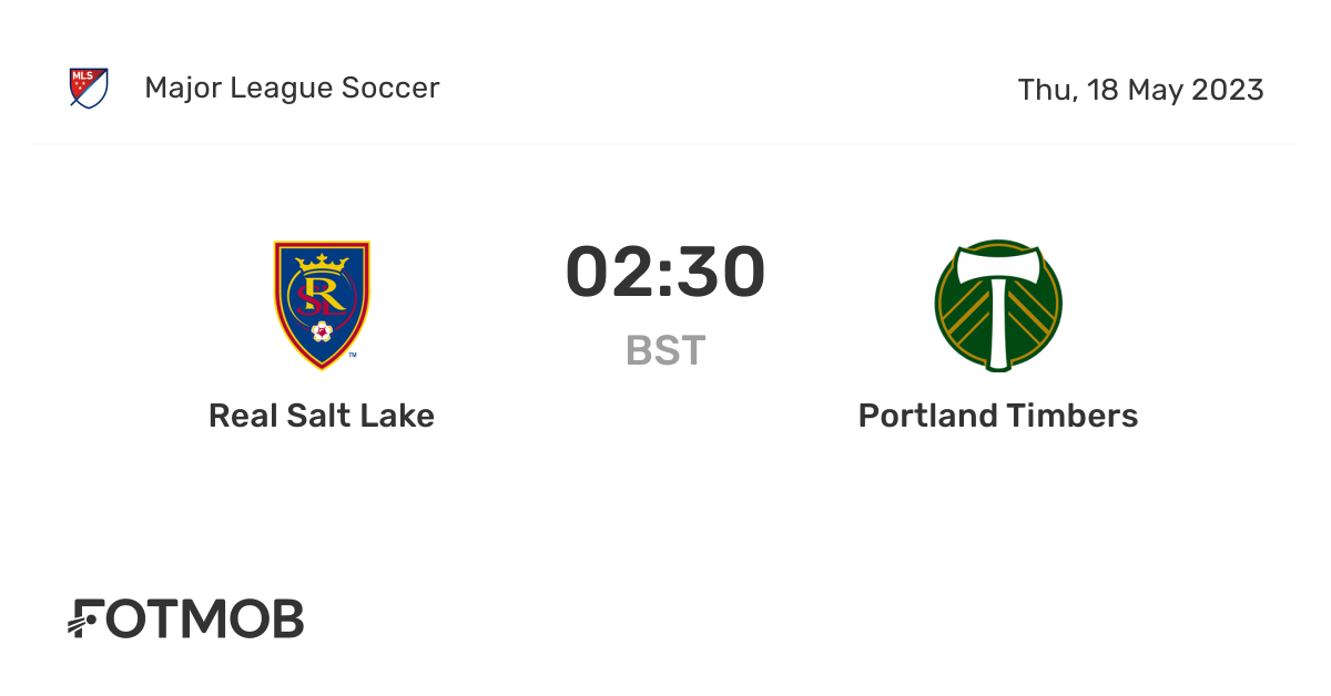 Real Salt Lake vs Portland Timbers, October 9, 2022