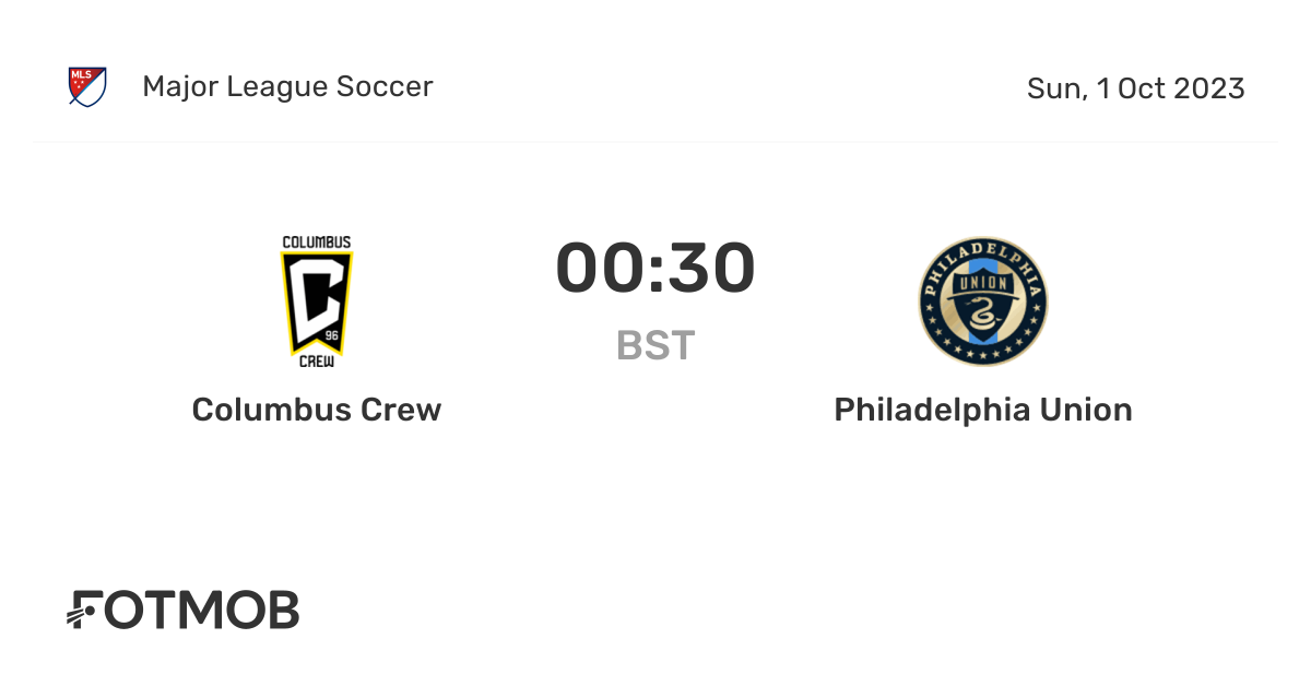 Columbus Crew at Philadelphia Union game preview 2023