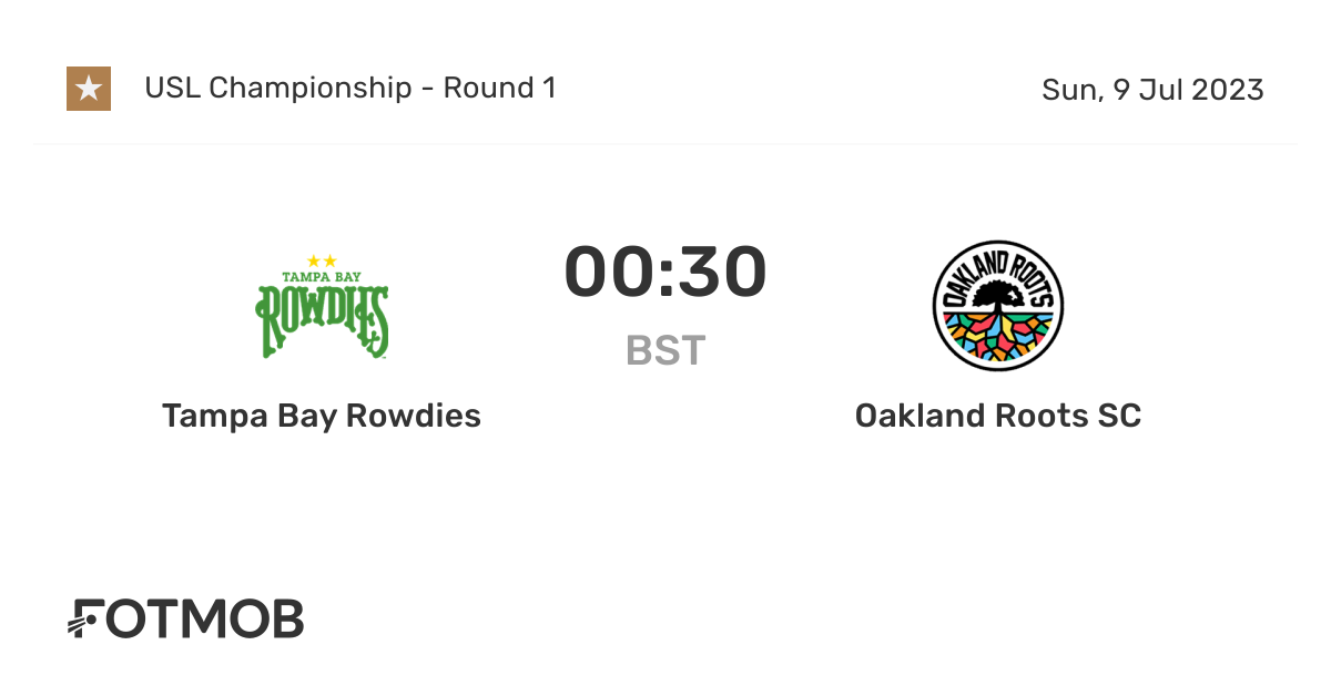 The Tampa Bay Rowdies - ScoreStream