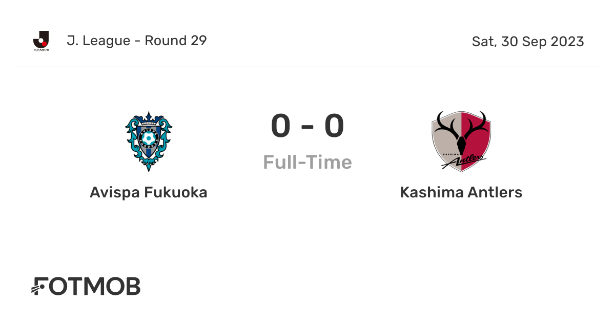 Avispa Fukuoka vs Kashima Antlers live score, predicted lineups and