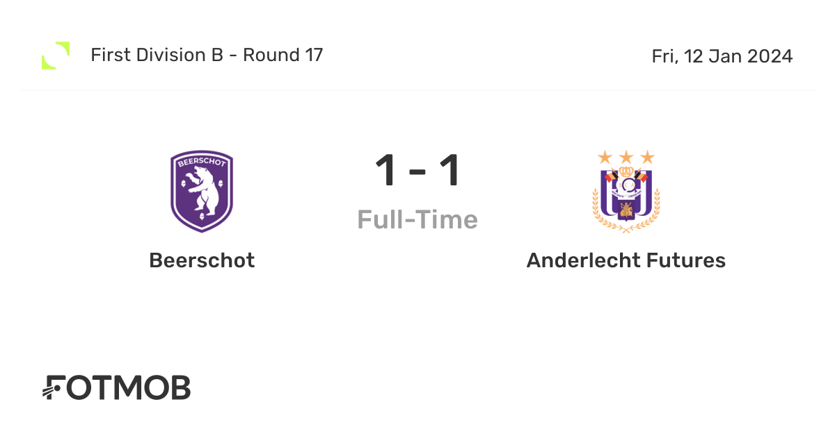 K. Beerschot V.A. vs Anderlecht live score, H2H and lineups