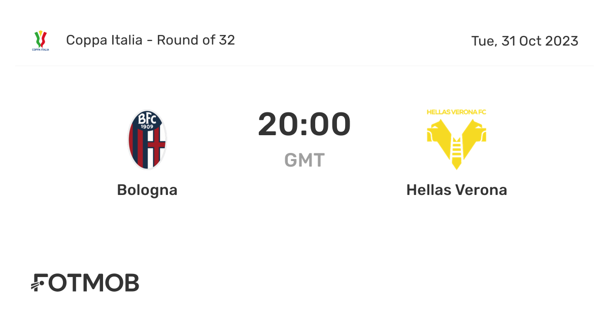 Hellas Verona-U19 - Bologna-U19 Head to Head Statistics Games, Soccer  Results 02/03/2024 - Soccer Database Wettpoint