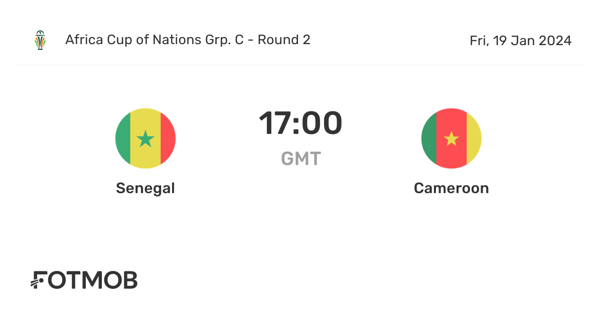 Senegal vs Cameroon live score, predicted lineups and H2H stats