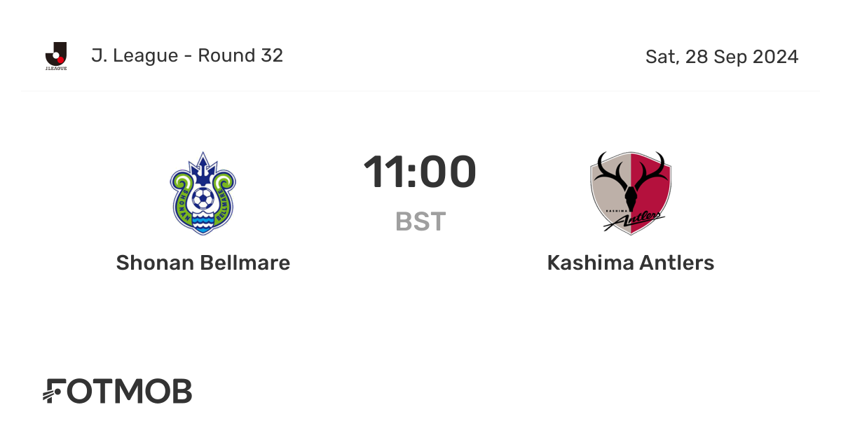 Shonan Bellmare live score, schedule & player stats